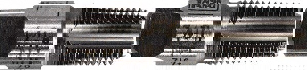 Standard Pipe Tap: 1/2-14, NPT, Taper, 4 Flutes, Carbon Steel, Bright/Uncoated